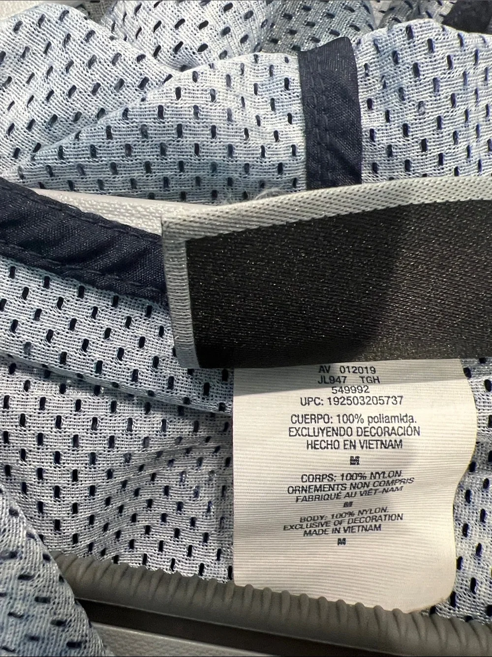 Champion Navy and White Pullover Anorak